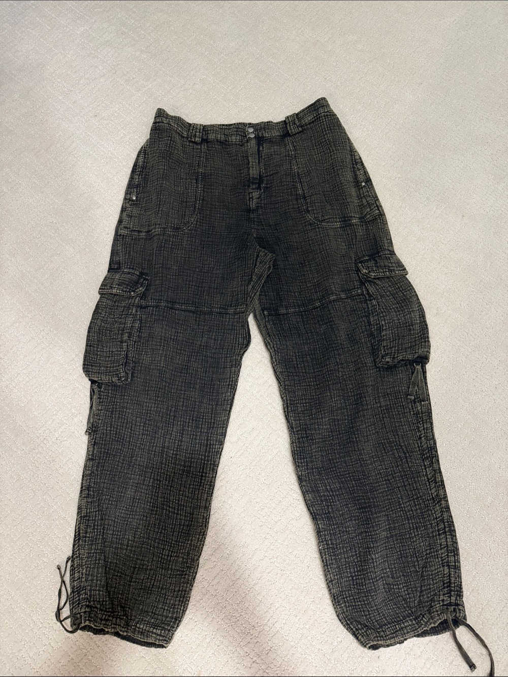 Anthropologie Washed greenish Cargo Pants